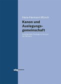 Kanon und Auslegungsgemeinschaft (eBook, ePUB)