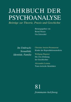 Im Umbruch: Sexualität, Identität, Familie / Jahrbuch der Psychoanalyse 81
