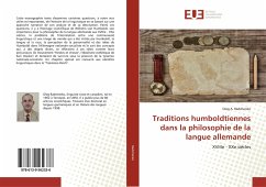 Traditions humboldtiennes dans la philosophie de la langue allemande - Radchenko, Oleg A.