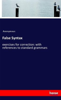 False Syntax - Anonymous