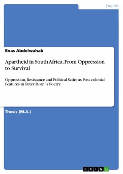 Apartheid in South Africa. From Oppression to Survival (eBook, PDF)