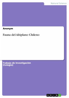 Fauna del Altiplano Chileno (eBook, PDF)