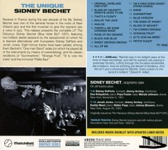 The Unique+8 Bonus Tracks - Bechet,Sidney