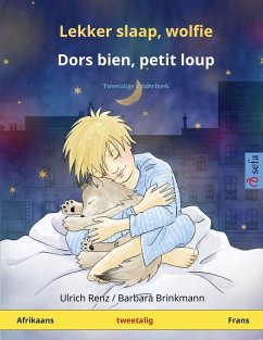 Cover Lekker slaap, wolfie - Dors bien, petit loup (Afrikaans - Frans)
