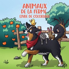 Animaux de la ferme livre de coloriage - Young Dreamers Press