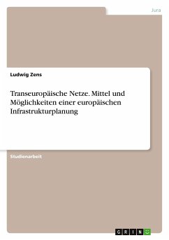 Transeuropäische Netze. Mittel und Möglichkeiten einer europäischen Infrastrukturplanung - Zens, Ludwig