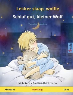Cover Lekker slaap, wolfie - Schlaf gut, kleiner Wolf (Afrikaans - Duits)