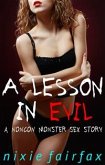 A Lesson in Evil: A Noncon Monster Sex Story (eBook, ePUB)
