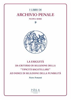 Cover La esiguità (eBook, PDF)