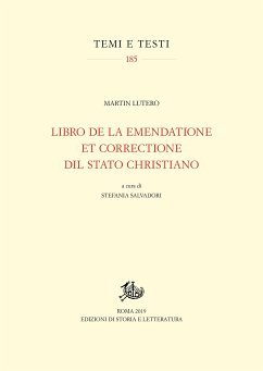 Libro de la emendatione et correctione dil stato christiano (eBook, PDF) - Lutero, Martin; Salvadori, Stefania