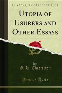 Utopia of Usurers and Other Essays (eBook, PDF)