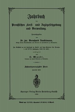 Jahrbuch der Preutzischen Forst- und Jagdgesetzgebung und Verwaltung (eBook, PDF)