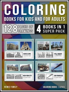 Coloring Books for Kids and for Adults (4 Books in 1 Super Pack) (eBook, ePUB) - Family, Remis