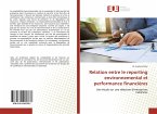 Relation entre le reporting environnemental et performance financières