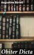 Obiter Dicta (eBook, ePUB) - Bild 1