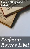 Professor Royce's Libel (eBook, ePUB)