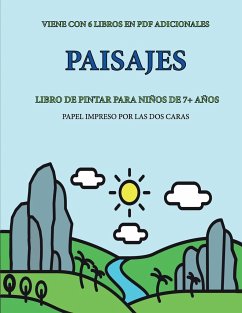 Libro de pintar para niños de 7+ años (Paisajes) - Martinez, Isabella
