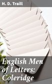 English Men of Letters: Coleridge (eBook, ePUB)