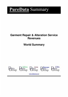Garment Repair & Alteration Service Revenues World Summary (eBook, ePUB) - DataGroup, Editorial