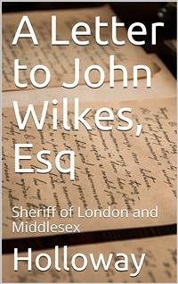 A Letter to John Wilkes, Esq. / Sheriff of London and Middlesex (eBook, PDF) - Holloway, Robert