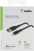Belkin Lightning Lade/Sync Kabel 2m, PVC, schwarz, mfi zert.