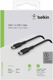 Belkin USB-C/USB-C Kabel 2m PVC, schwarz CAB003bt2MBK