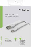 Belkin Micro-USB/USB-A 1m PVC weiß CAB005bt1MWH