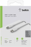Belkin USB-C/USB-C Kabel 2m PVC, weiß CAB003bt2MWH