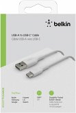 Belkin USB-C/USB-A Kabel 3m PVC, weiß CAB001bt3MWH