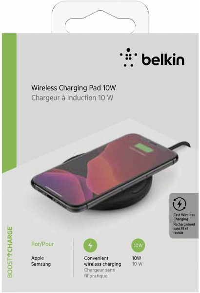 Belkin Wireless Charging Pad 10W Micro-USB Kab mit Netzteil schw. -  Portofrei bei bücher.de kaufen