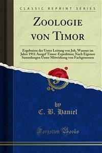 Zoologie von Timor (eBook, PDF)