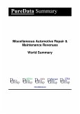 Miscellaneous Automotive Repair & Maintenance Revenues World Summary (eBook, ePUB)