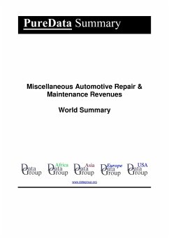 Miscellaneous Automotive Repair & Maintenance Revenues World Summary (eBook, ePUB) - DataGroup, Editorial