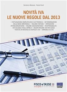 Novità Iva - Le nuove regole dal 2013 (eBook, ePUB) - Albanese, Salvatore; Donzì, Rosità