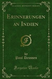 Erinnerungen an Indien (eBook, PDF) - Deussen, Paul
