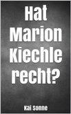 Hat Marion Kiechle recht? (eBook, ePUB)