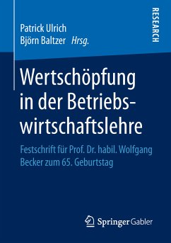 Wertschöpfung in der Betriebswirtschaftslehre (eBook, PDF)