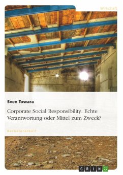 Corporate Social Responsibility - Echte Verantwortung oder Mittel zum Zweck? (eBook, ePUB)