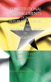 Constitutional Arrangements of the Republic of Ghana and the Federal Republic of Nigeria (eBook, ePUB)