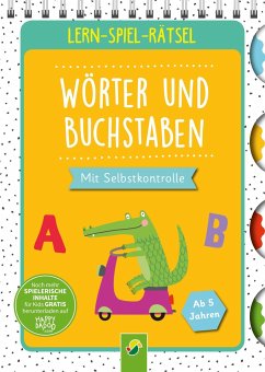 Cover Lern-Spiel-Rätsel Wörter und Buchstaben