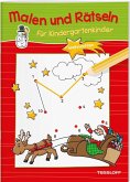 Malen und Rätseln für Kindergartenkinder. Weihnachten. Suchen, Zählen, Zuordnen, Verbinden für Kinder ab 3 Jahren