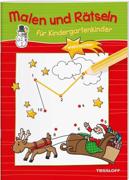 Malen und Rätseln für Kindergartenkinder. Weihnachten. Suchen, Zählen, …  portofrei bei bücher.de bestellen