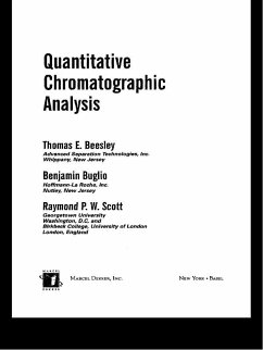 Quantitative Chromatographic Analysis (eBook, ePUB) - Beesley, Thomas; Buglio, Benjamin
