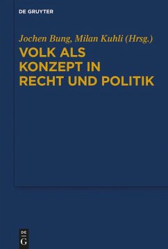 Volk als Konzept in Recht und Politik (eBook, ePUB)