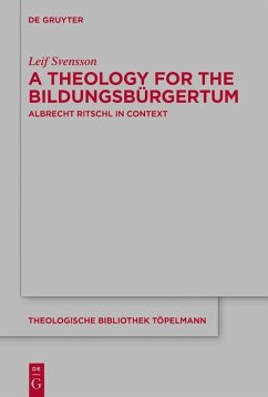 Cover A Theology for the Bildungsbürgertum (eBook, ePUB)