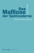 Das Maßlose der Spätmoderne (eBook,... - Bild 1