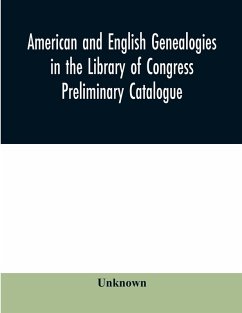Cover American and English genealogies in the Library of Congress