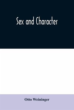Sex and character - Weininger, Otto