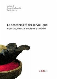 Cover La sostenibilità dei servizi idrici (eBook, PDF)