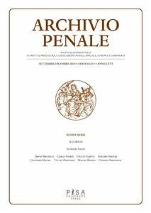 Archivio Penale 3/2014 (eBook, PDF) - VV., AA.